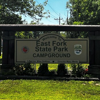 East Fork State Park sign